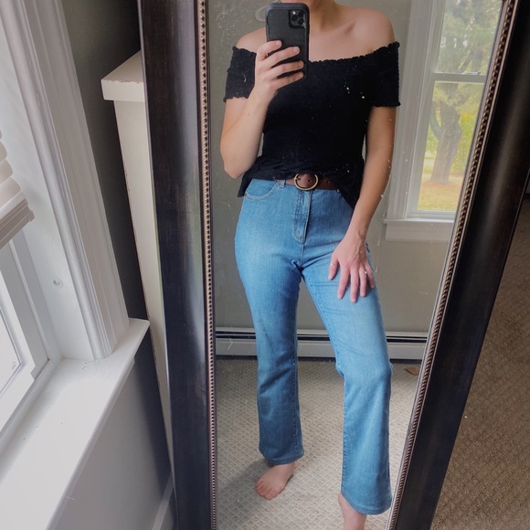 Lands End / Vintage High Rise Blue Jean - Picture 1 of 7